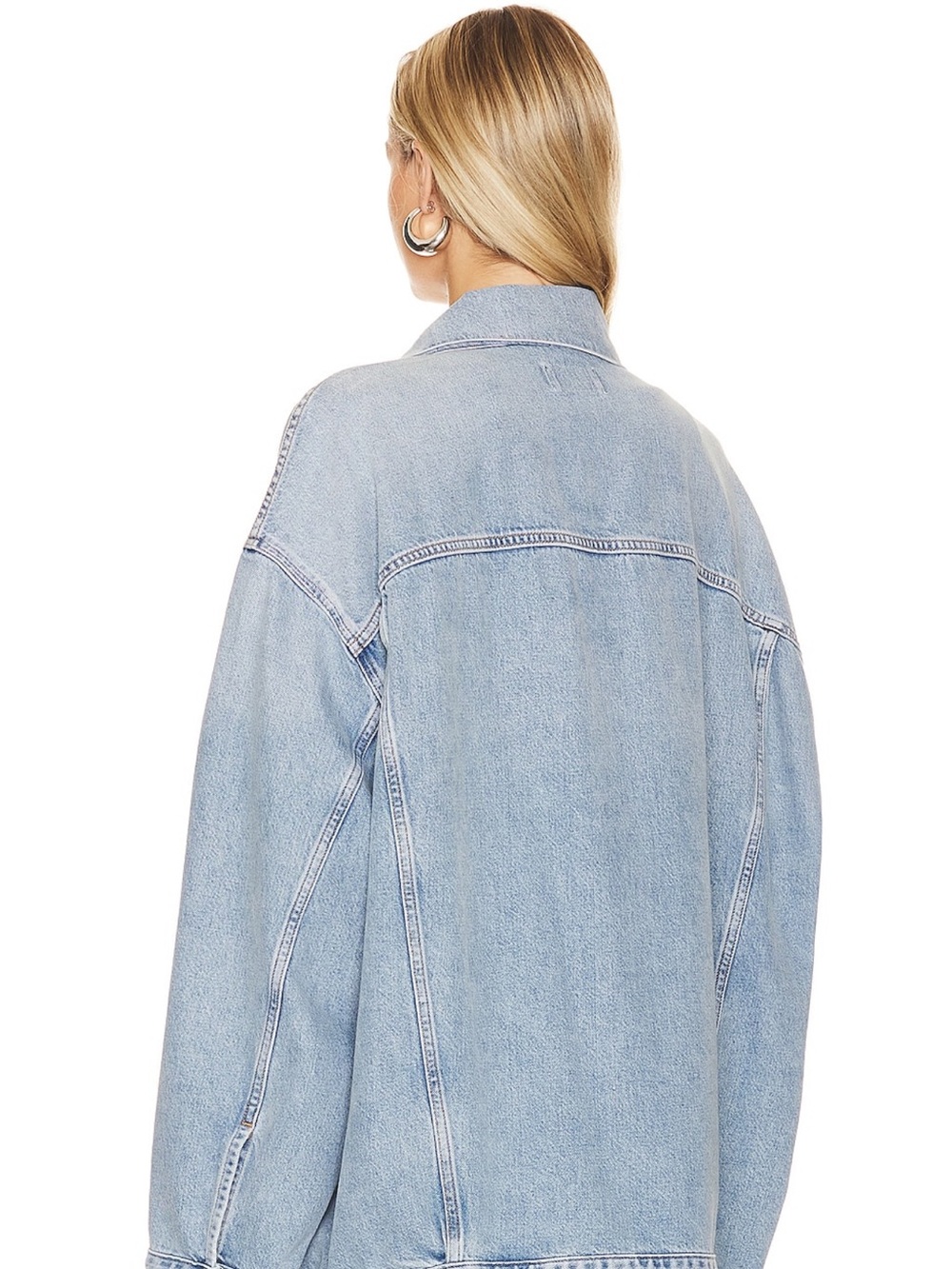 Agolde Wayne Oversized Denim Jacket - Picture 3 of 5